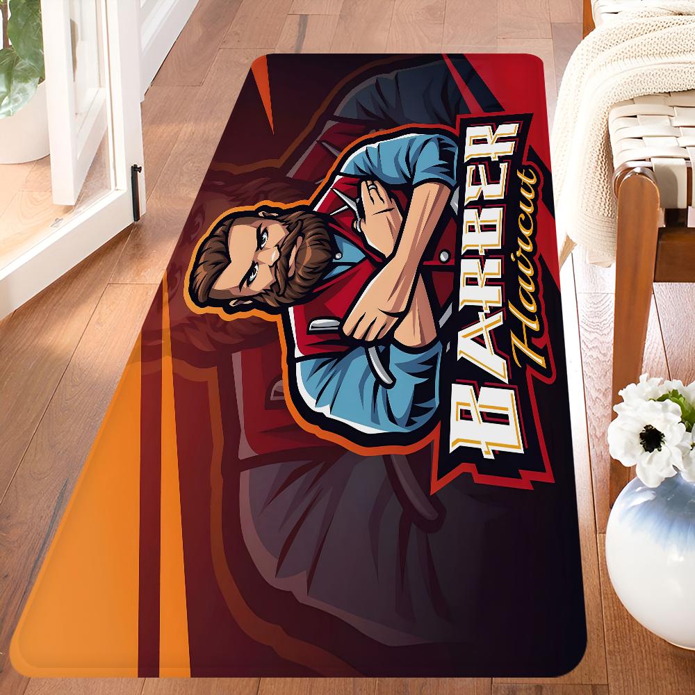 Vintage Sign Expert Barber Shop Floor Mat Non-Slip Laundry Room Mat Laundry Decor Balcony Child Living Room Household Carpets