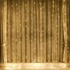 3x3 Meter 300 LED Curtain and Icicle String Lights - Indoor/Outdoor Christmas & Decorative Lighting