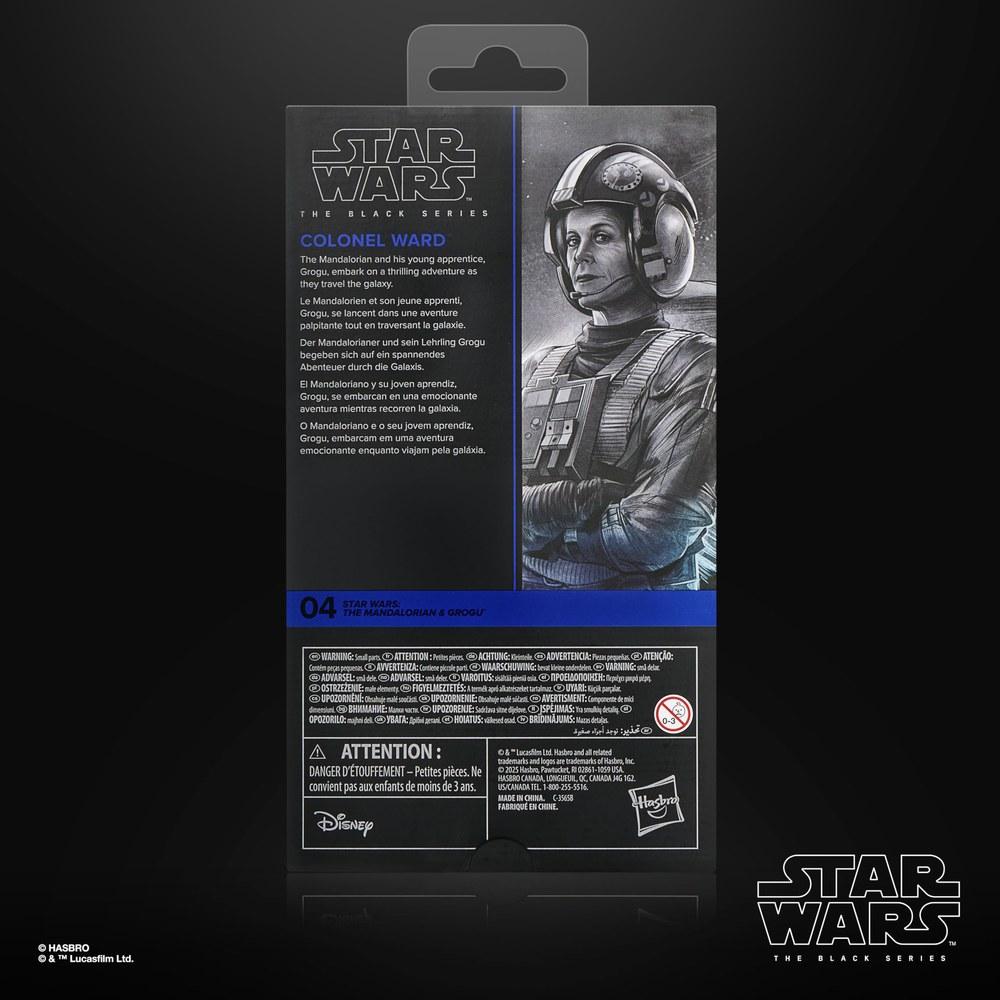 Hasbro Star Wars Black Series Admiral Warde Action Figure 15 cm The Mandalorian Grogu Premium Collection G2574 Authentic Product