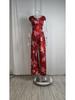 Frühling 2026 Damen Eleganter Ein-Schulter-Jumpsuit mit hohem Bund und Print