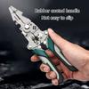 Profession Electrical Stripping Cutter Plier for Household Maintenance 0.2-6mm² Cable Wire Cutting Efficient Wiring Job