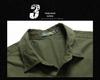 Men's Japanese Spring Casual Loose Long Sleeve Retro Workwear Shirt Jacket