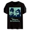 Vintage The Blues Brothers Mugshot Movie Tee Men Women Retro Blues Music Soft Cotton Short Sleeve Fan Daily Casual Tops