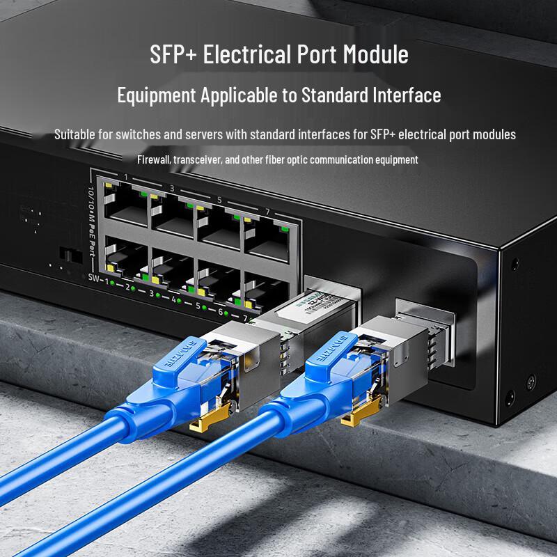 Shanze SFP+ 10 Gigabit Fiber To RJ45 Electrical Module