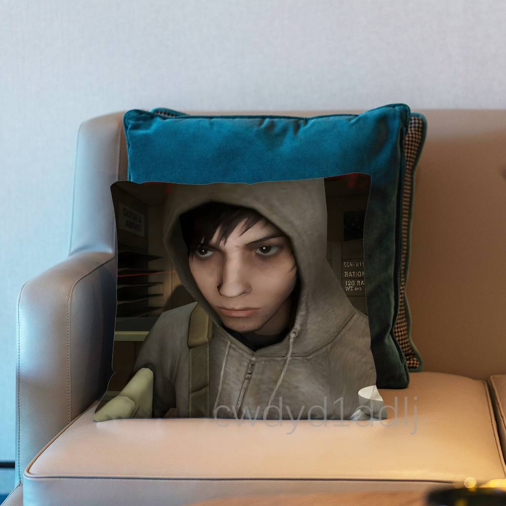 CCry Of Fear Simon Pillow Case Cover Square Sofa With For Pattern Comfortable Cushion Suitable Of Room