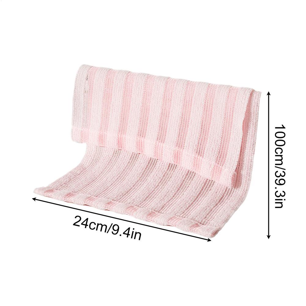 Exfoliating Towels Rubbing Washcloth Bath  Towel  for Back Towels Exfoliating Scrub Shower Sponge Body Bathroom Accessories