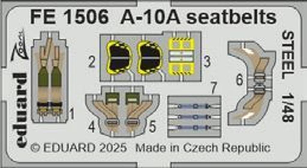 Eduard 1/48 Big Ed A-10A Parts Set (for Great Wall) Plastic Model Kit Parts EDUBIG49447 (Airplane)