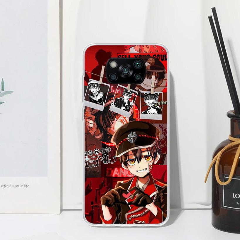 Anime Toilet Bound Hanako Kun Phone Case For Xiaomi Poco X7 X6 X5 M7 M8 Pro F7 Ultra Redmi 15C 15 13C 13 12C 12 10 10C 10A Art F