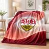 VfB Stuttgart Football Printed Flannel Blanket Warm Comfort Bed Throw For Indoor Home Decoration