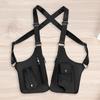 Underarm Shoulder Bag, Crossbody Wallet, Large Capacity Double Pocket
