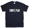 T-shirt da uomo e da donna SIMPLE PLAN T-SHIRT Tutte le taglie S M L XL XXL colori Nero, Bianco
