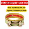 Thick Excavator Dust Boot Wear Proof Grease Isolate Pin Joint Dust Guard Clamp Lock Easy Mount Heavy Machinery Seal Cap