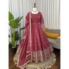 Salwar Kameez Indisk Pakistansk Bröllopsfestklänning Bollywood Anarkali Kostym