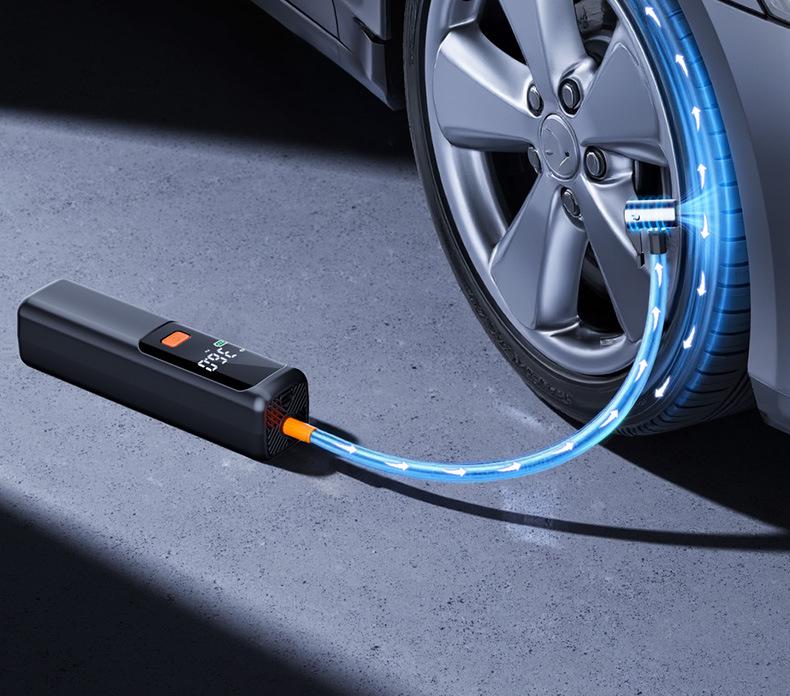 Umflator Auto Wireless Automat - Pompă de Aer Electrică Portabilă