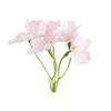 10Pcs 8cm Silk Rose Artificial Flower Simulated Bouquet Green Plant Home Room Decoration Ornament DIY Desktop Prop Wedding Decor