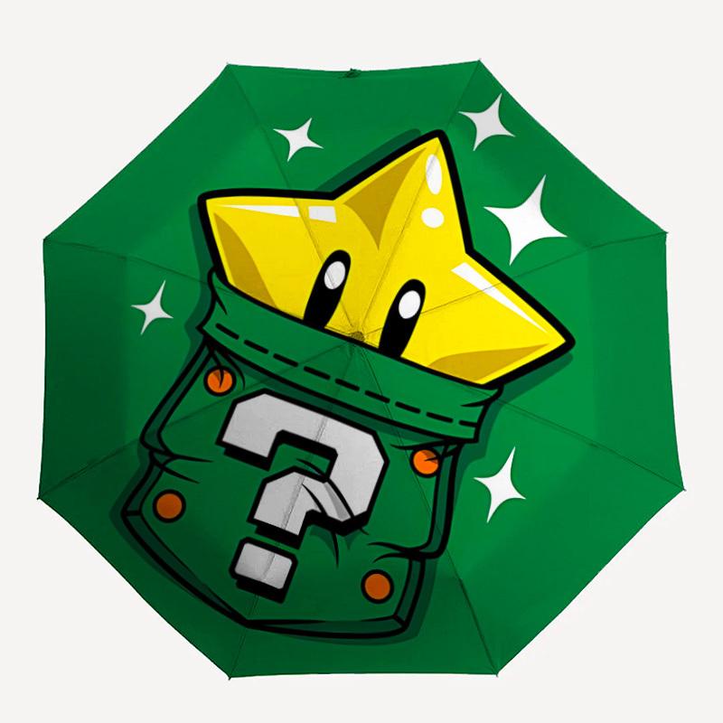 

1pc Mario Star Hat Automatic Umbrella with Folding feature - Compact Travel Umbrella, Perfect Gift for Birthday, Christma a0827100