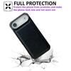 For iPhone Air Case Calf Texture PU Leather Anti Fingerprint Back Phone Cover
