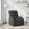 Vidaxl Foldable Massage Armchair, Dark Gray, Fabric Upholstered