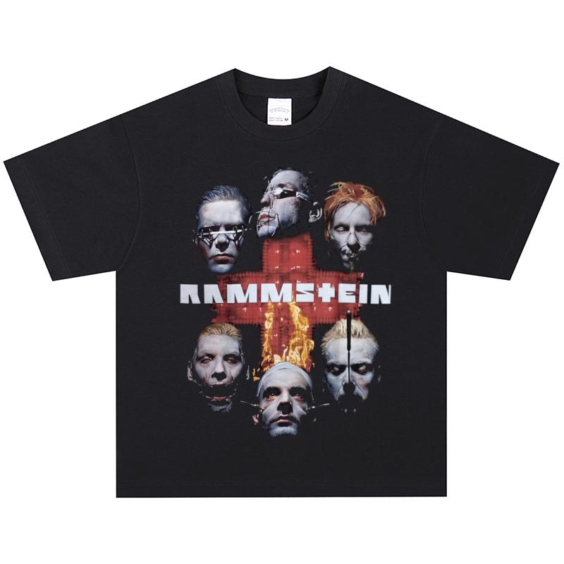 Rammstein T-Shirt, Soft Fabric Casual Daily Wear XXXXL