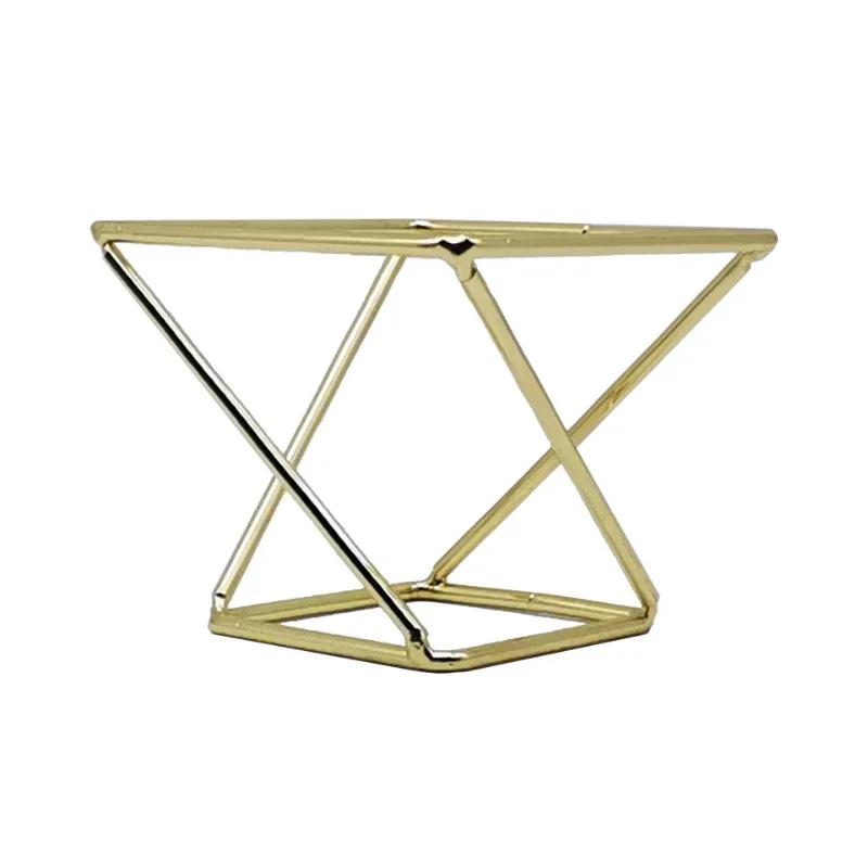 

Креативная трехмерная полка для пудры из кованого железа, подставка для красотки для яиц, подставка для губки для макияжа, металлическая сушилка золотой