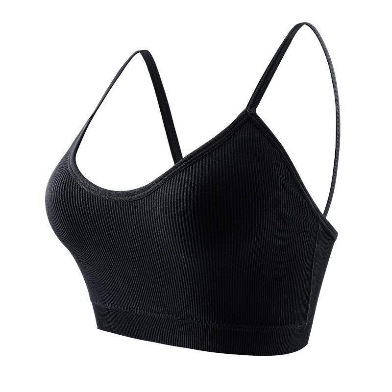 Plus Size Outerwear Integrated Camisole Sports Bra For Women Yoga Fitness
