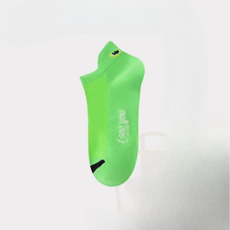 Men's Summer Thin Solid-color Cotton Mesh Short Socks, Men's Trendy Summer Sports Breathable and Odor-proof Socks