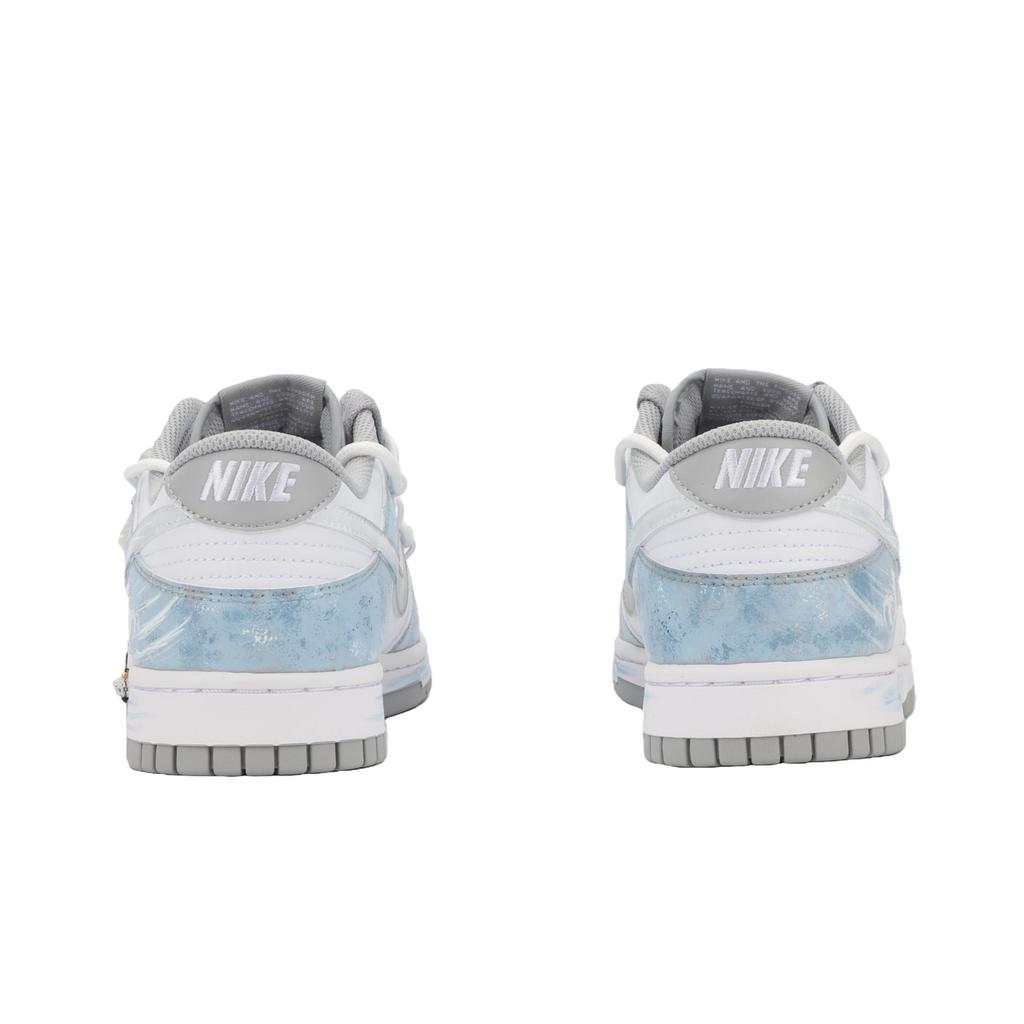 Nike Dunk Jiang Immersed Moon Abrasion Resistant Slip Resistant Low top Skateboard Shoes Unisex White Blue HF5441-105(Team724-)