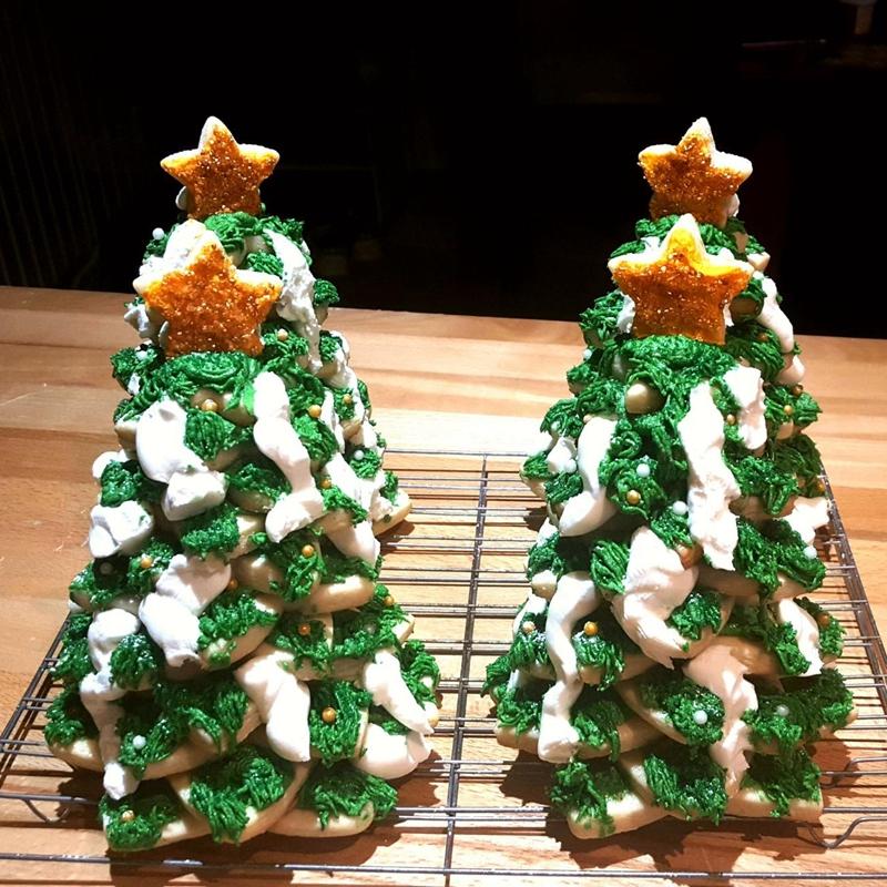 6 buc/set 3D Crăciun brad tort mucegai cookie tăietor stea floare inimă formă Fondant tort biscuiți mucegai DIY tort decorare instrumente