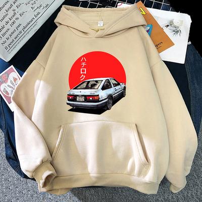 Manga Mikina AE86 Módní Potisk Mikina Japonská Mikina s Dlouhým Rukávem Pánská Dámská Harajuku Anime Mikiny