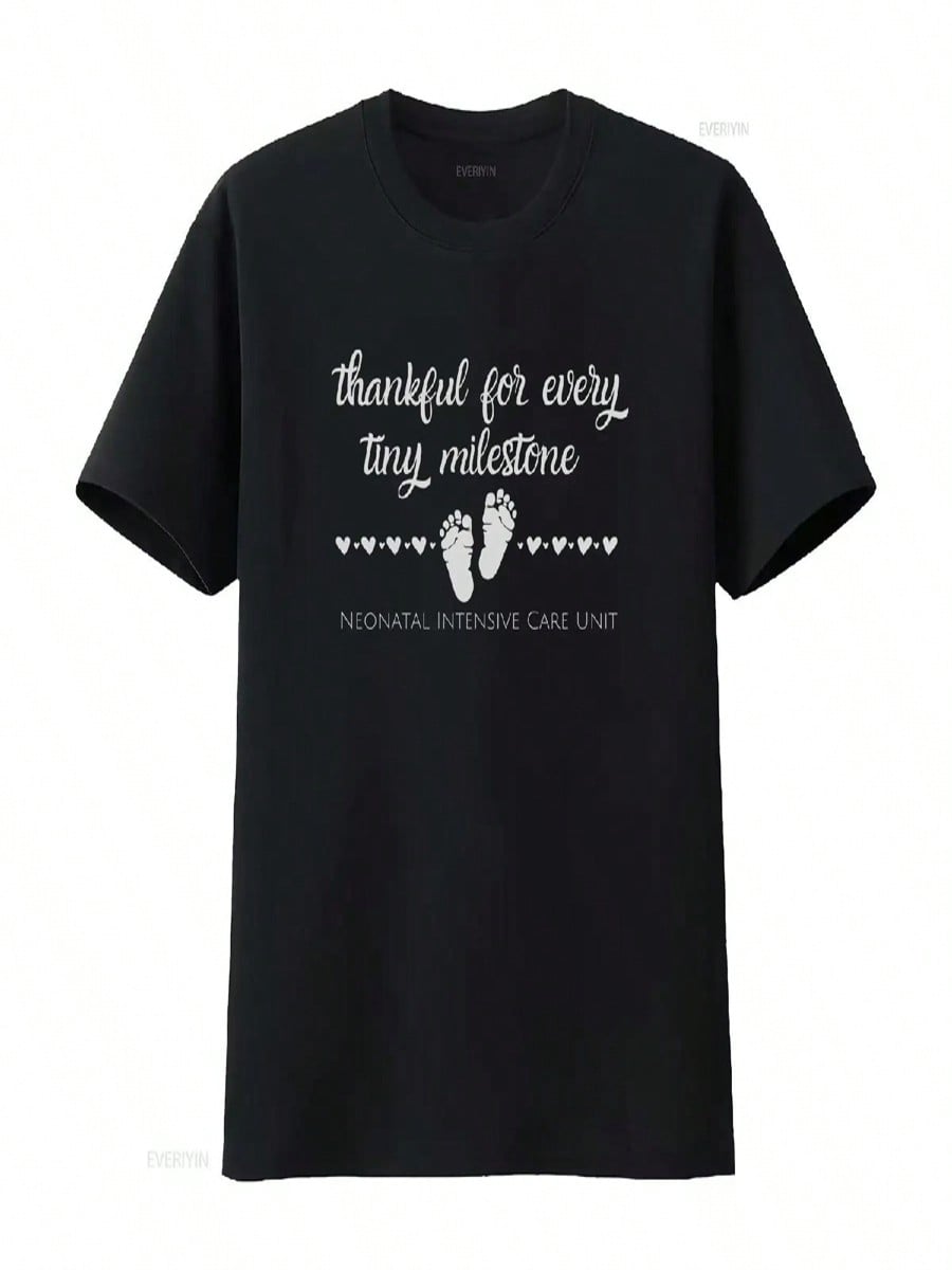 NICU Neonatal Intensive Care Unit T Shirt Nurse RN Respiratory Therapist RRT Appreciation Idea Thankful Milestones Vintage S разноцветный