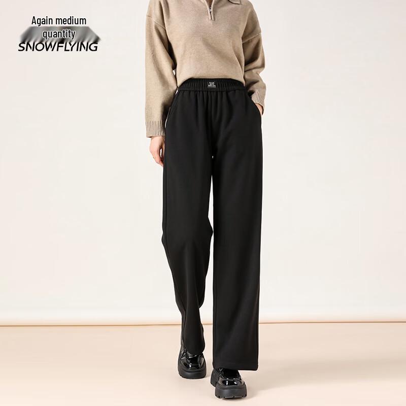 

XueZhongFei Women s 2025 Winter Straight-Leg Down Pants L