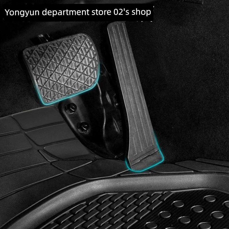 New Car Floor Mats for the Driver's Seat, Waterproof, Non-Slip, Dirt-Resistant, Customizable Silicone Carpet-Style Foot Mats
