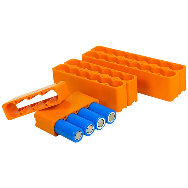 18650Battery Pack Fixture For Spot Welder Single Row Double Sided Spot Welding Plastic Fixed Fixture Battery Pack Soldering Tool