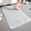 Tapis Anti-Glisse Salle de Bain PVC Douche Anti-Chute Tapis de Pied Épaissi Dauphin Massage Sol Salle de Bain Tapis de Bain Tapis de Douche
