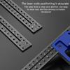 Strong Combination Square Tool Accuracy Multiple -Angles Rulers with Build -in Holes & Positioning Marks for Construction