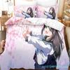 Set da letto Akebis in uniforme da marinaio stampato in 3D Anime Copripiumino Matrimoniale Singolo Completo Queen King Adulti Bambini Biancheria da letto Copripiumino
