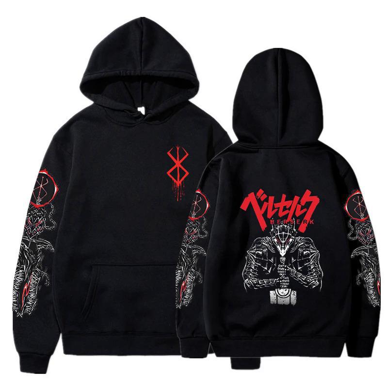 Stylish Anime Graphic Hoodies for Men Hoodies
