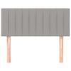 Vidaxl Bed Headboard, Light Grey, 90X5X78/88 Cm, Fabric