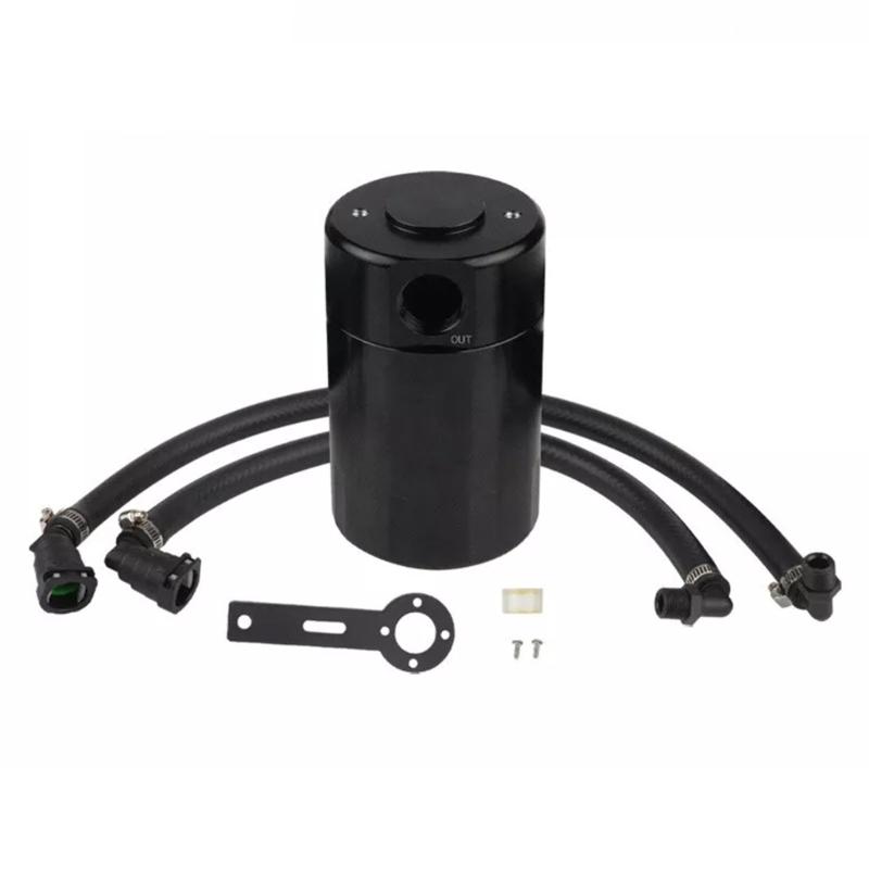 

Air Oil Separator Auto Accessory Engine Oil Separator Kit for Passenger Side 2021-2023 3Oz Oil Catch Can 1