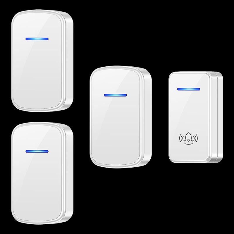 Wireless Battery-Operated Doorbell for Home, No Plug-in Needed, Supports One-to-Three Callers