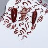 Nails Art Stickers Snake Nail Sticker Black Snake Nail Decals Self-Adhesive Nail Sticker Nail Art Decorations