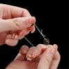 80 Meter/Karton DIY Kristall Perlen Stretch Elastisches Fadenband mit Box Bunt 0,8 mm Flaches Perlenband Schmuckherstellung Zubehör