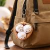 Weiche Dampfbrötchen Plüsch Schlüsselanhänger Niedliches Baozi Knödel Stofftier für Taschen Rucksäcke Kuschelige Mini Kissen Entzückendes Geburtstagsgeschenk für Kinder Essensliebhaber