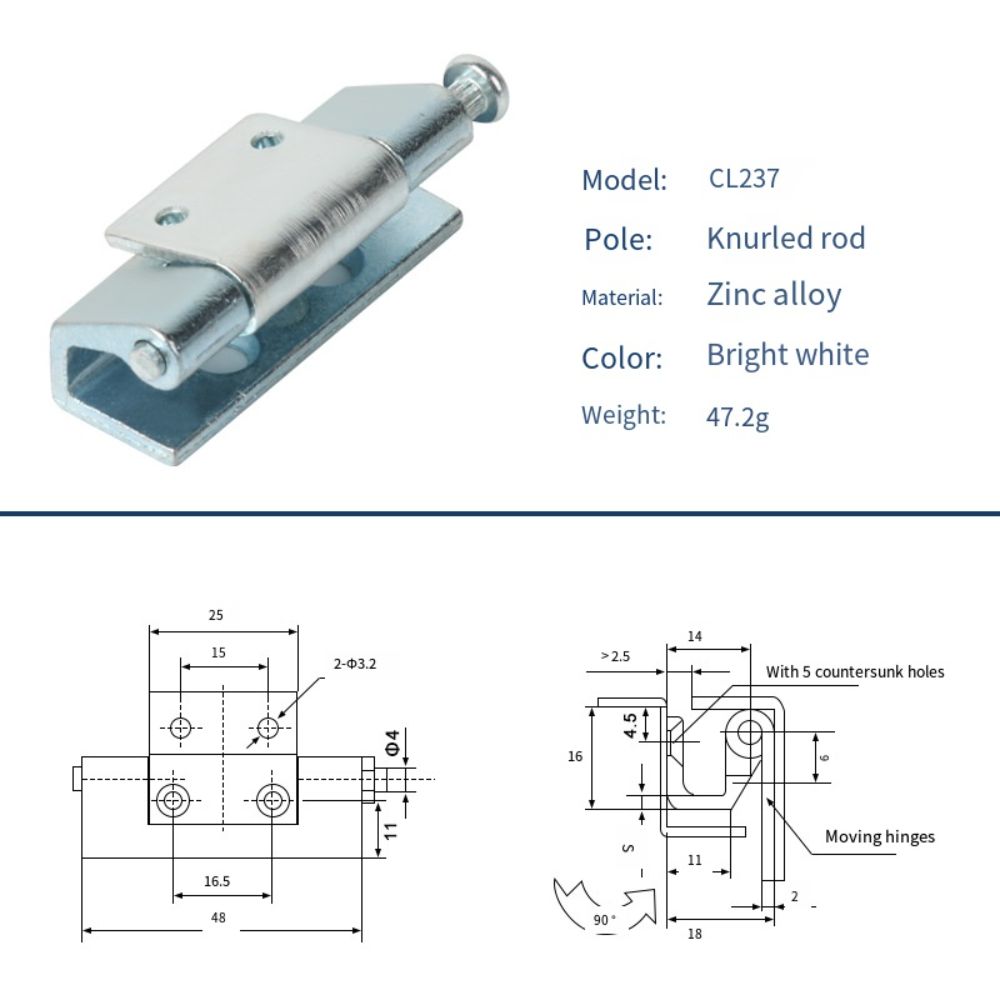 Plug Type Distribution Box Welding Hinge Iron Stainless Steel Hinge  Electrical Control Switch