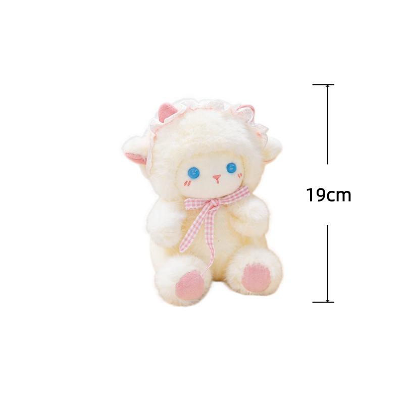 Sheep Plush Toys 19cm Lamb Stuffed Doll Squishy Kids Accompany Sleep Toy Adorably Home Decor Toys Birthday Surprise Gifts