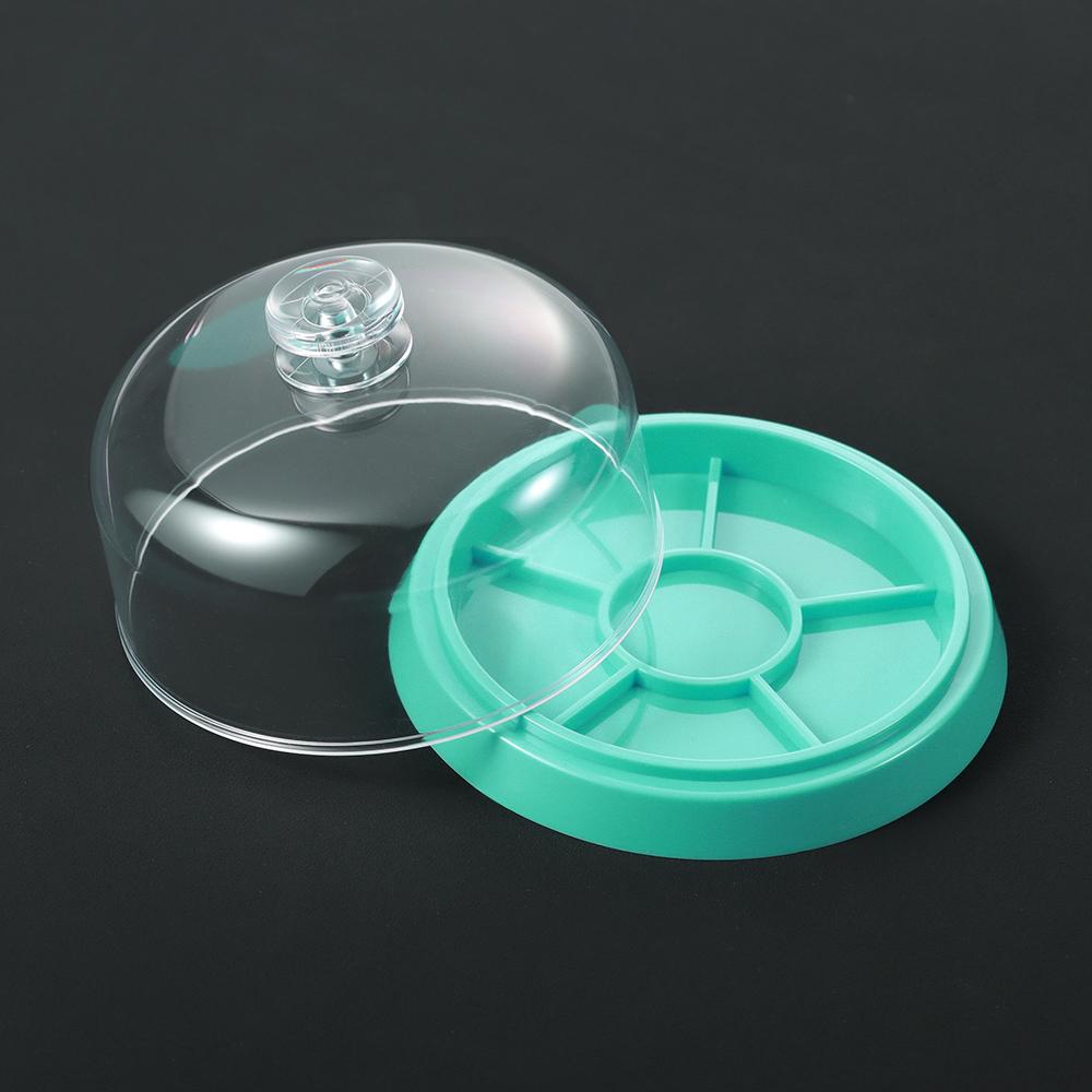 6 Slots Watch Dust Sheet Cover with Tray Watch Movement Watchmaker Repair Tools Repair Tool Spare Protector Jewelry Tools