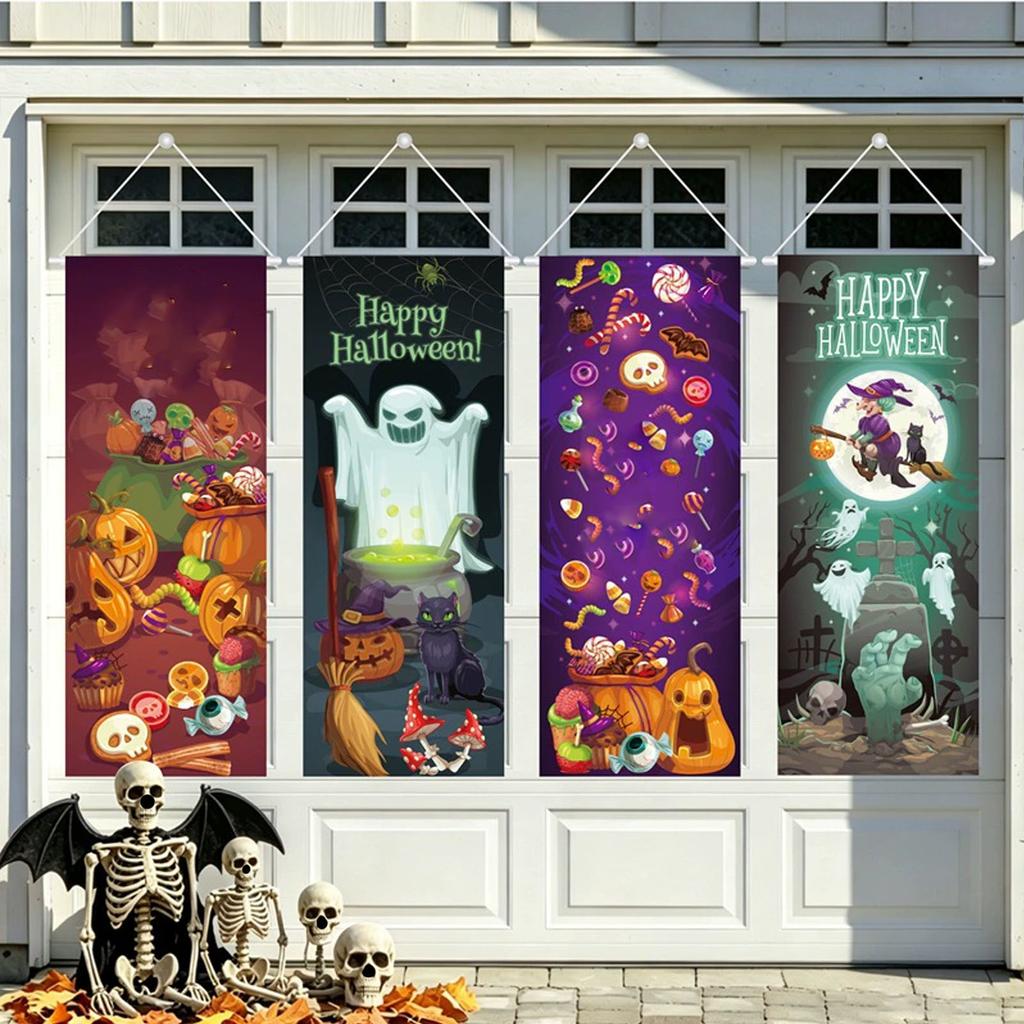 Halloween Cloth Wall Hanging Door Decoration for Party House
