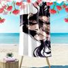 Albedo Print Beach Towel, Large Soft Quick Dry Towel for Beach Camping Swimming