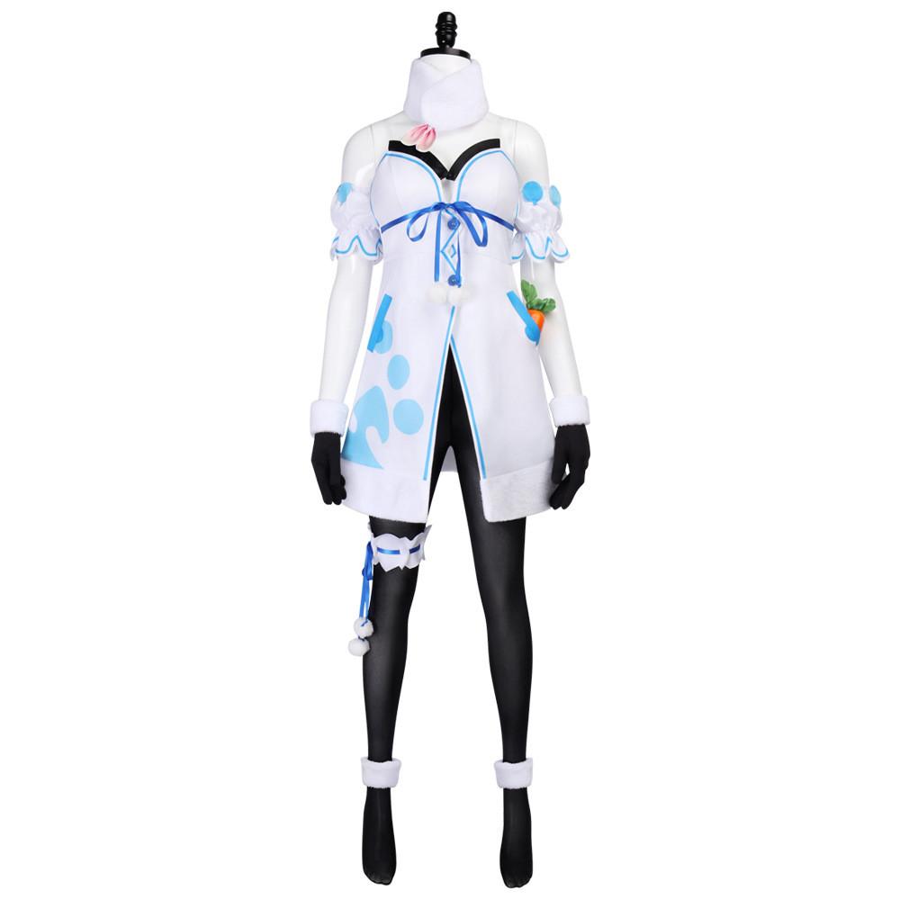Virtual Usada Pekora Cosplay Costume With Lycra Fabric For Anime Fans