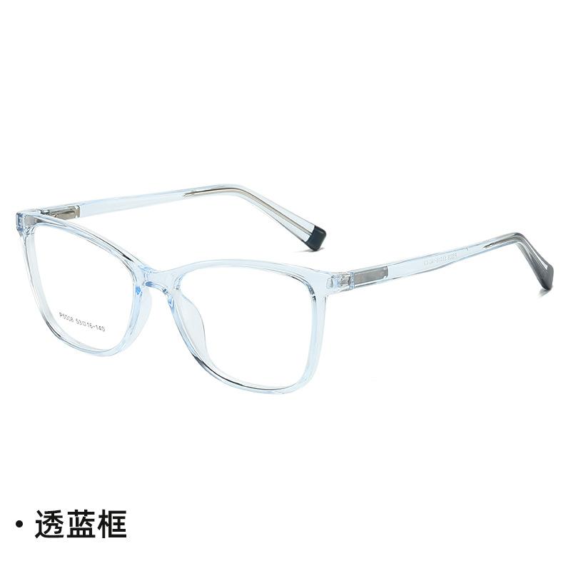 P new European and American fashion trend tr tail needle flat mirror can be equipped with myopia glasses plain frame